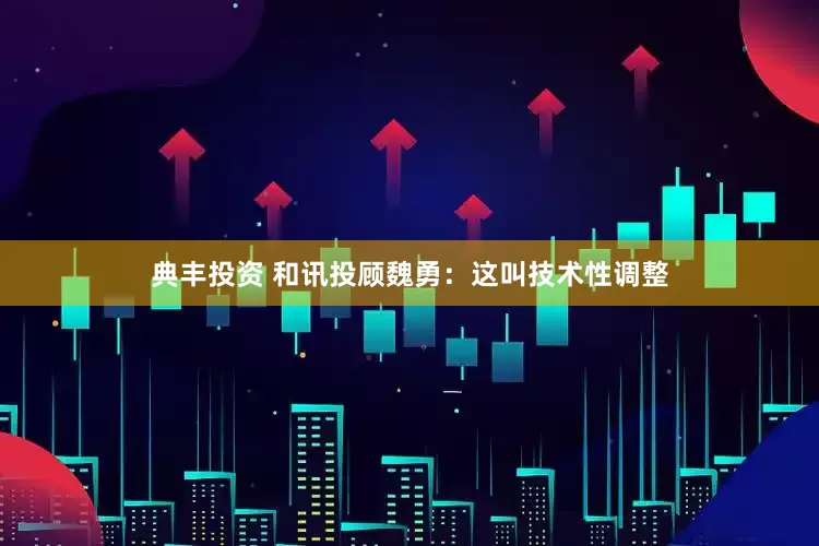 典丰投资 和讯投顾魏勇：这叫技术性调整